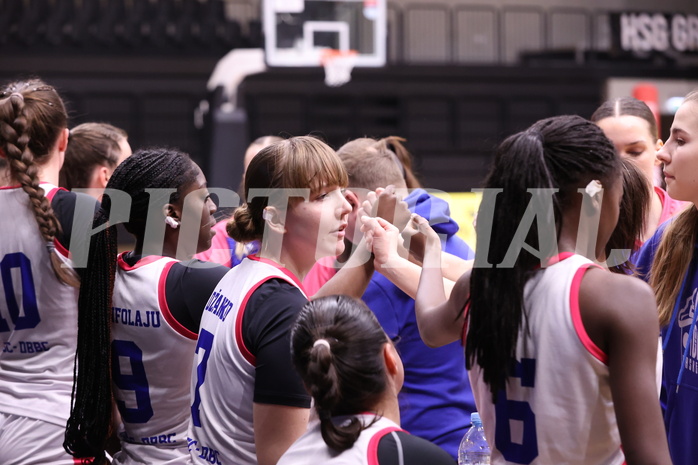 02.03.2025, Graz, Raiffeisen Sportpark, Basketball Damen Superliga 2024/25, Grunddurchgang, 14.Runde, UBSC-DBBC Graz - Vienna United,  