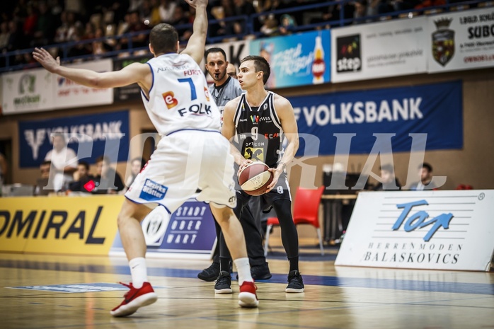 Basketball, ABL 2018/19, Grunddurchgang 19.Runde, Oberwart Gunners, Flyers Wels, Dagur Jonsson (9)