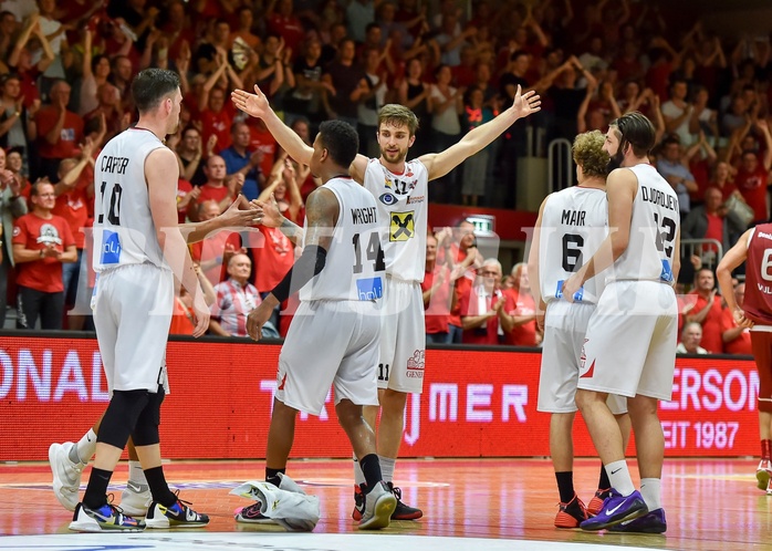 Basketball ABL 2015/16 Playoff Halbfinale Spiel 5 WBC Wels vs Traiskirchen Lions