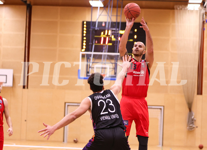 Basketball Zweite Liga 2022/23, Grunddurchgang 16.Runde Mistelbach Mustangs vs. Vienna United