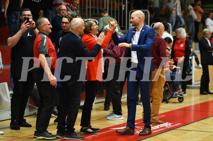Basketball Superliga 2021/22, Viertelfinale Spiel 2, Flyers Wels vs Swans Gmunden
