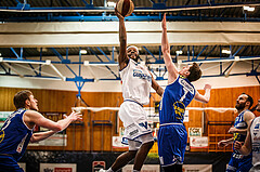 Basketball, bet-at-home Basketball Superliga 2020/21, Halbfinale Spiel 2, Oberwart Gunners, Gmunden Swans, Quincy Diggs (13)