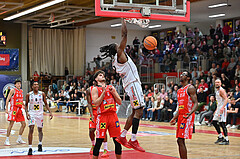Basketball, Superliga 2024/25, Grunddurchgang 10.Runde, Flyers Wels vs. Traiskirchen Lions,
