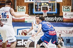 Basketball, ABL 2018/19, Grunddurchgang 7.Runde, Oberwart Gunners, Kapfenberg Bulls, Hayden Thomas Lescault (11)