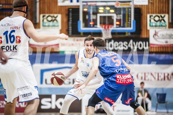 Basketball, ABL 2018/19, Grunddurchgang 7.Runde, Oberwart Gunners, Kapfenberg Bulls, Hayden Thomas Lescault (11)