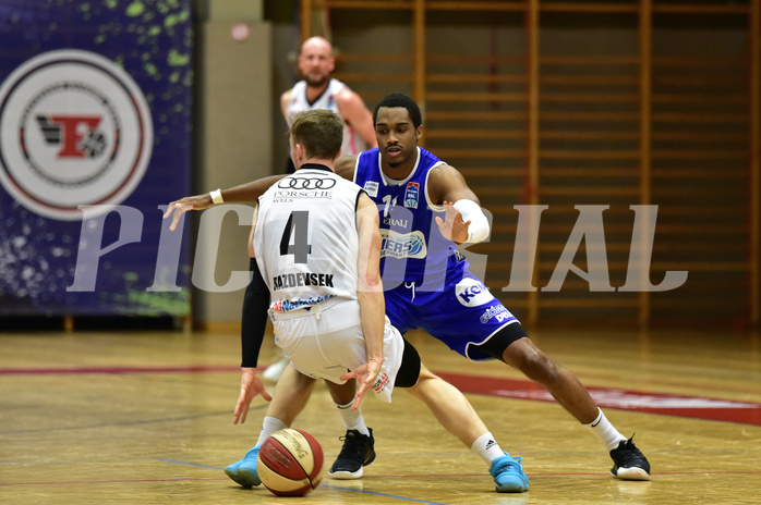 Basketball Superliga 2020/21, Grunddurchgang 13. Runde Flyers Wels vs. Oberwart, Jan Raszdevsek (4)