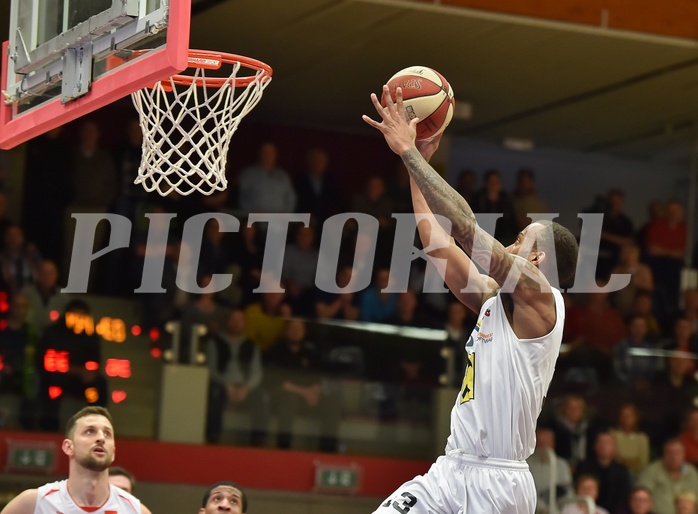 Basketball ABL 2015/16 Grunddurchgang 34. Runde WBC Wels vs Gmunden Swans