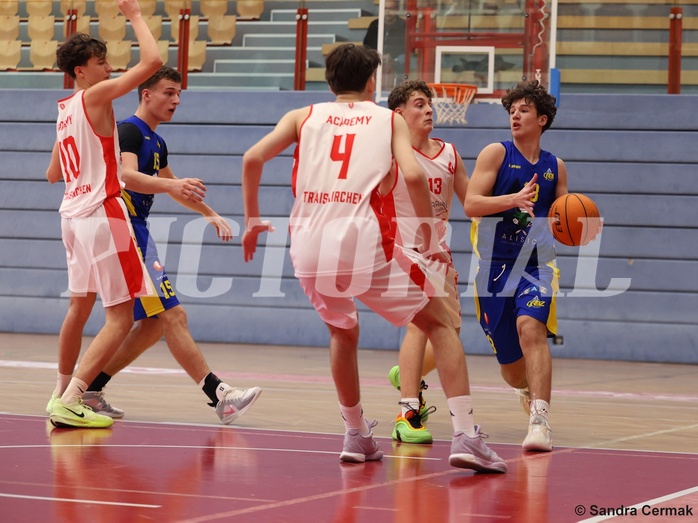 Basketball Superliga 2024/25, SLMU16 Traiskirchen Lions Academy  vs. UBSC Graz 


