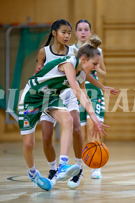 07.12.2024 Österreichischer Basketballverband 2024/25, SLWU14, Basket Flames UNION vs. UBI Graz

