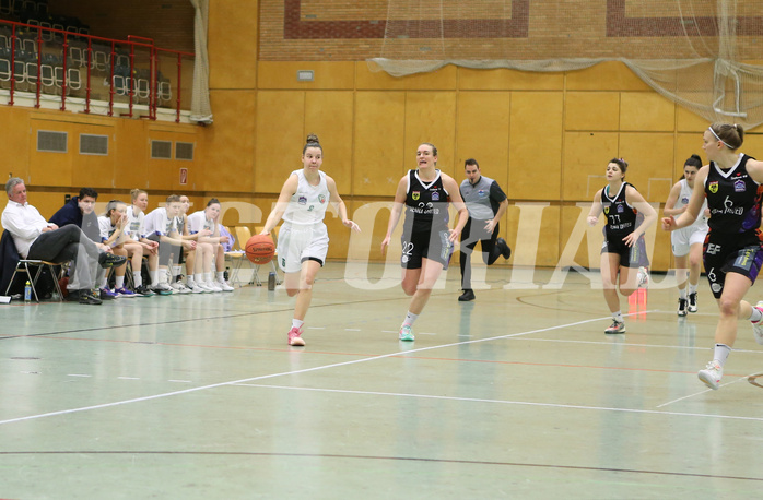 Basketball Damen Superliga 2021/22, Grundducrhgang 14.Runde Vienna United vs. KOS Celovec


