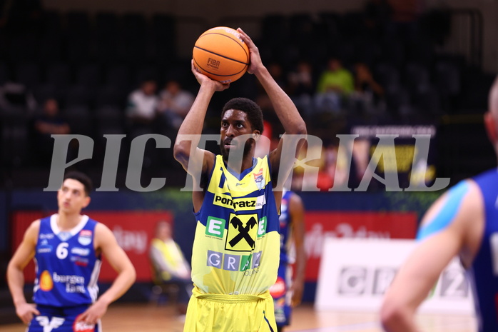 21.03.2025, Graz, Raiffeisen Sportpark Graz, Basketball Superliga 2024/25, 5. Platzierungsrunde, UBSC Graz - Oberwart Gunners