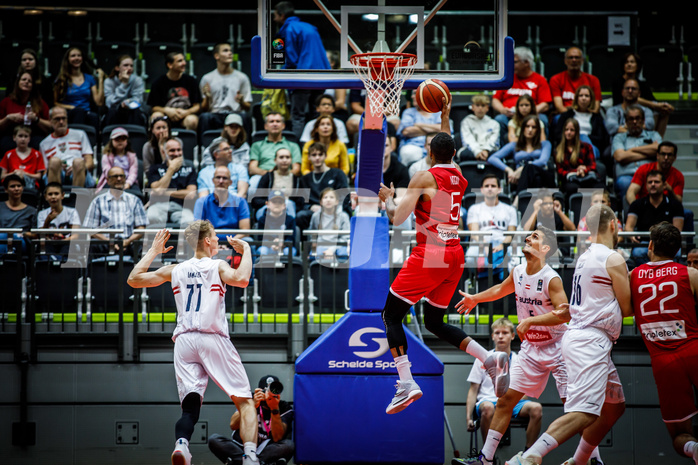 Basketball, AUT vs. NOR, Austria, Norway, Chris-Ebou Ndow (5)