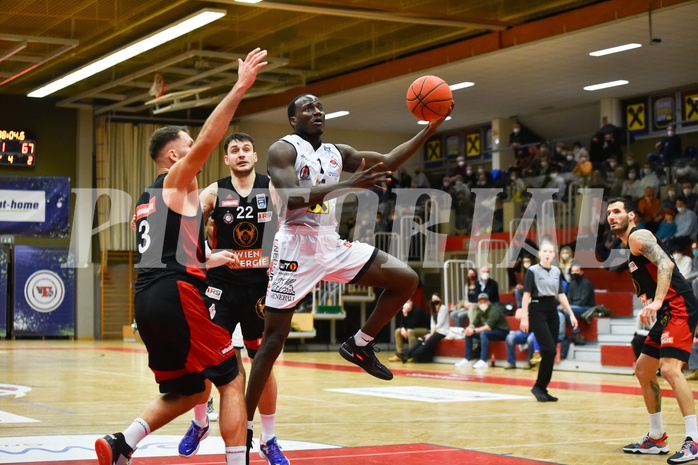 Basketball Superliga 2021/22, Grunddurchgang 14. Runde Flyers Wels vs. GGMT Vienna
