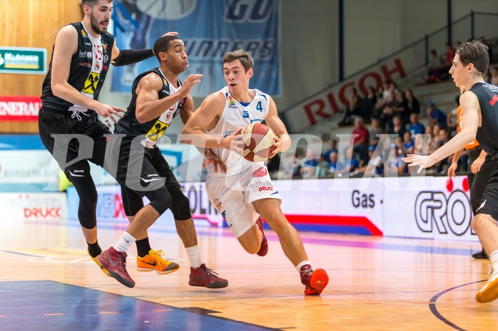 Basketball, ABL 2017/18, Grunddurchgang 3.Runde, Oberwart Gunners, Flyers Wels, Jakob Szkutta (4)