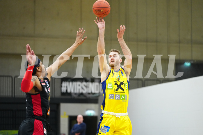 Basketball Superliga 2021/22, 4. Platzierungsrunde,UBSC Graz vs. BC Vienna


