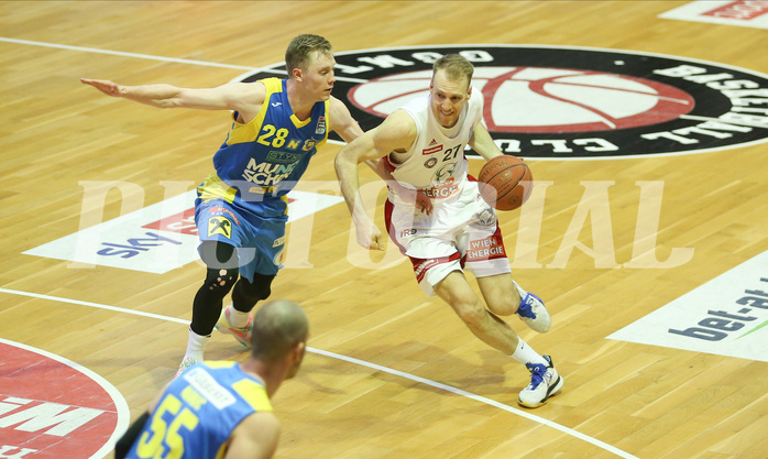 Basketball Superliga 2021/22, 7.Plazierungsrunde BC Vienna vs. SKN St.Pölten


