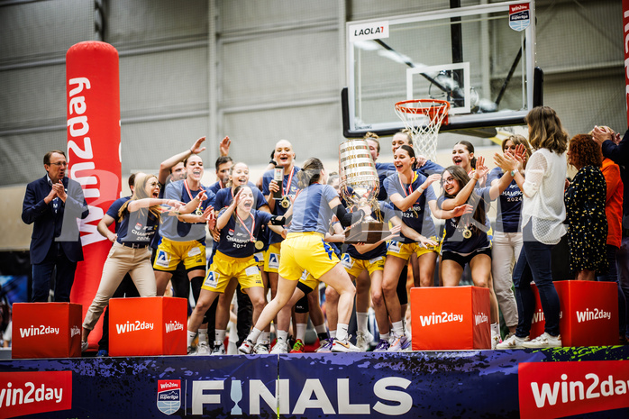 Basketball, Win2Day Basketball Damen Superliga 2023/24, Playoff, Finale Spiel 3, SKN St. Pölten, UBI Graz, 