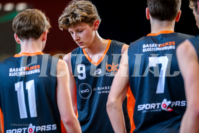 23.03.2025 Österreichischer Basketballverband 2024/25, SLMU16, Post SV Wien vs. Basket Dukes