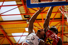 Basketball, win2day Basketball Superliga 2024/25, Grunddurchgang Runde 3, BBC Nord Dragonz, Flyers Wels, Rayshawn Mart (3)