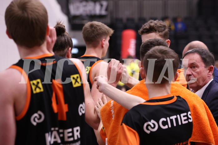 01.04.2023, Graz, Raiffeisen Sportpark Graz, Basketball Superliga 2022/23, 7. Qualifikationsrunde, UBSC Raiffeisen Graz vs. CITIES Panthers Fürstenfeld 
