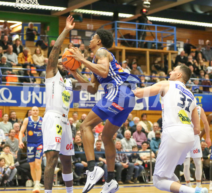 Basketball Superliga 2024/25, Grunddurchgang 22.Runde Gmunden Swans vs. Oberwart Gunners



