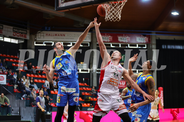 Basketball Superliga 2022/23, 9.Plazierungsrunde BC Vienna vs. SKN St.Pölten



