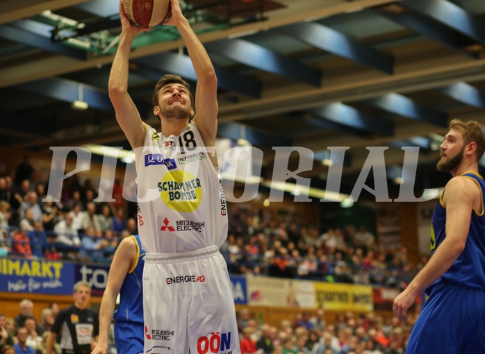 Basketball ABL 2017/18, Grunddurchgang 24.Runde Gmunden Swans vs. UBSC Graz


