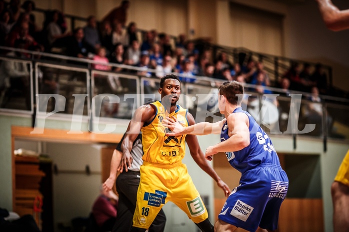 Basketball, ABL 2017/18, Grunddurchgang 29.Runde, UBSC Graz, Oberwart Gunners, Famous Ikenhi (18)