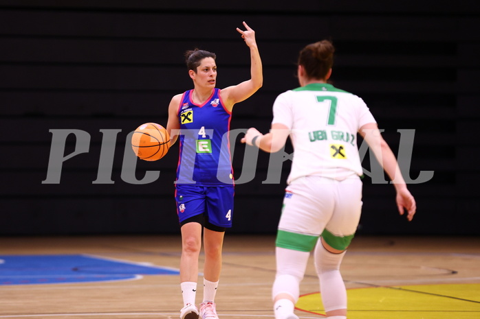 15.03.2025, Graz, Raiffeisen Sportpark, Basketball Damen Superliga 2024/25, Semifinale Spiel 1, UBI Graz vs. UBSC-DBBC Graz,  