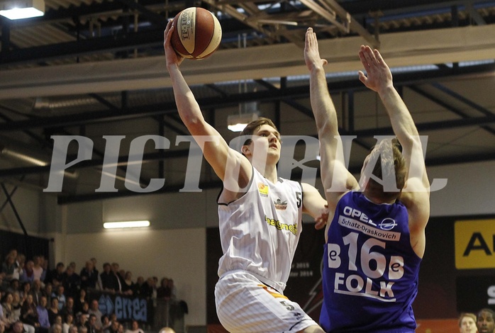 Basketball ABL 2015/16 Grunddurchgang 29.Runde  Güssing Knights vs Oberwart Gunners