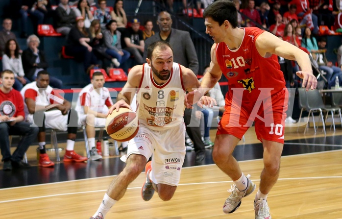 Basketball ABL 2016/17, Playoff VF Spiel 1 BC Vienna vs. WBC Wels


