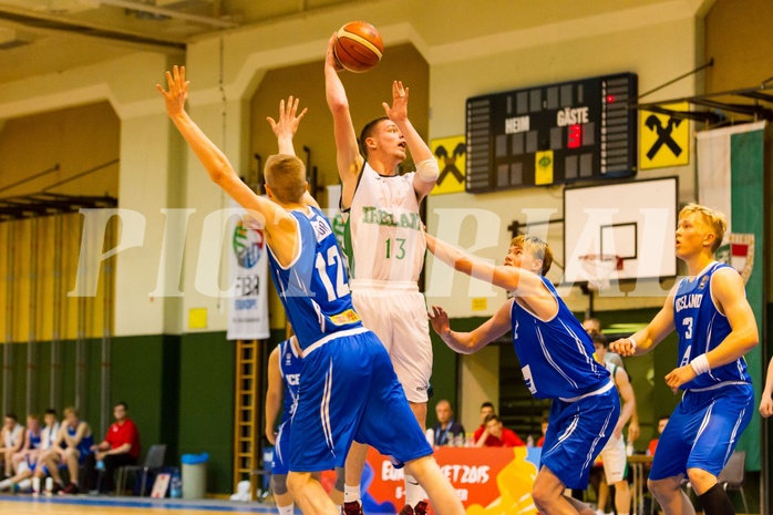 FIBA U18 European Championship Men 2015 DIV B Team Ireland vs Team Iceland 