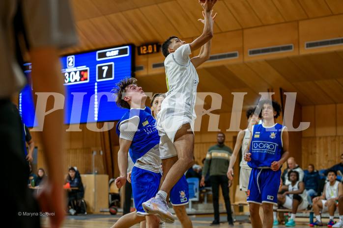 12.01.2025 Österreichischer Basketballverband 2024/25, SLMU19, Basket Flames WAT vs. BBU Salzburg