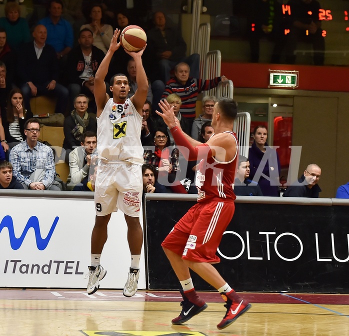Basketball ABL 2015/16 Grunddurchgang 21.Runde WBC Wels vs BC Vienna