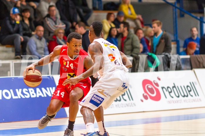 Basketball ABL 2015/16 Grunddurchgang 15.Runde Oberwart Gunners vs. WBC Wels