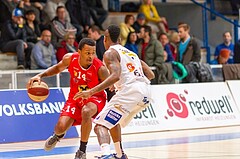 Basketball ABL 2015/16 Grunddurchgang 15.Runde Oberwart Gunners vs. WBC Wels
