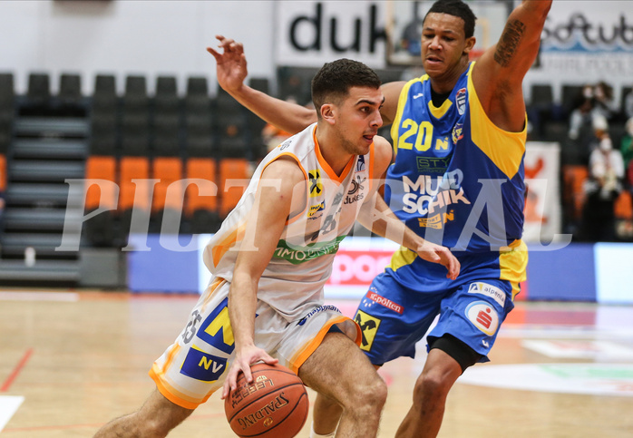 Basketball Superliga 2021/22, Grunddurchgang 14.Runde Klosterneuburg Dukes vs. SKN St. Pölten


