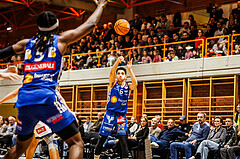 Basketball, win2day Basketball Superliga 2024/25, Grunddurchgang Runde 9, BBC Nord Dragonz, Oberwart Gunners, Magdy Abou-Ahmed (6)