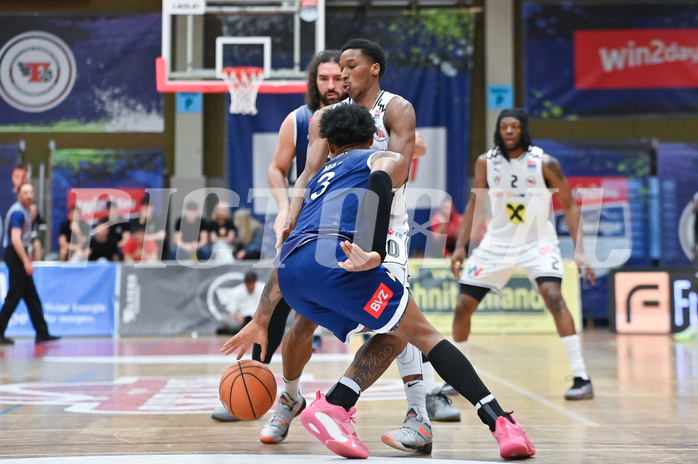 Basketball Superliga 2024/25, Playoff, Viertelfinale Spiel 3, Flyers Wels vs BBC Nord Dragonz,
