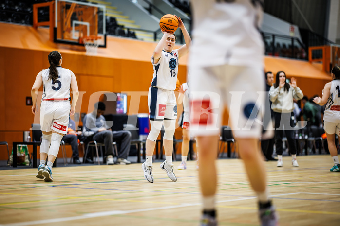 Basketball, Win2Day Basketball Damen Superliga 2023/24, Grunddurchgang 10.Runde, Vienna Timberwolves, DBB LZ OÖ, Viktoria Trailovic (15)