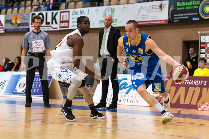 Basketball, ABL 2016/17, Grunddurchgang 31.Runde, Oberwart Gunners, UBSC Graz, Anton Maresch (8)