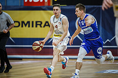 Basketball, Admiral Basketball Superliga 2019/20, Grunddurchgang 17.Runde, Traiskirchen Lions, Oberwart Gunners, Sebastian Lesny (4)