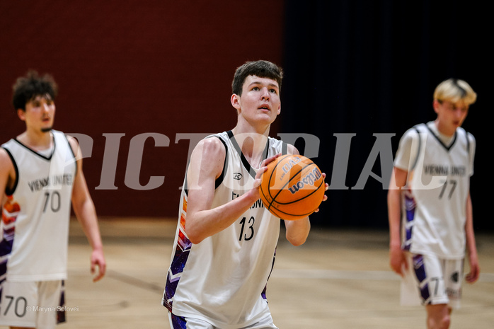 01.03.2025 Österreichischer Basketballverband 2024/25, SLMU19 Vienna United vs. Basket Dukes