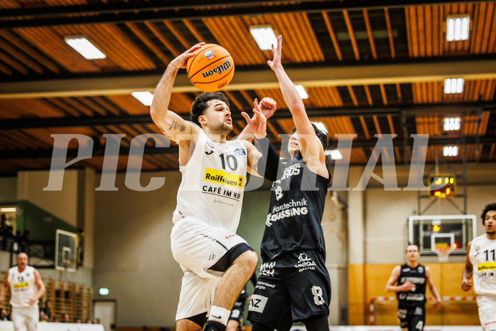 Basketball, Basketball Zweite Liga 2024/25, Grunddurchgang 13.Runde, Mattersburg Rocks, Güssing Blackbirds, Julian Alper (10)