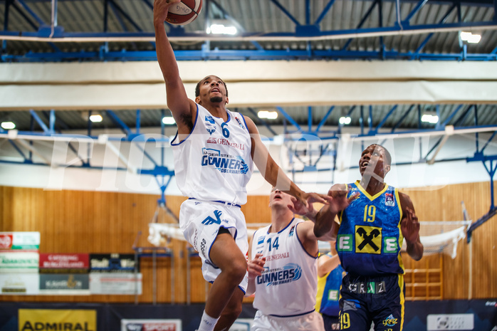 Basketball, Admiral Basketball Superliga 2019/20, Grunddurchgang 18.Runde, UNGER STEEL Gunners Oberwart, UBSC Graz, Lawrence Alexander (6)
