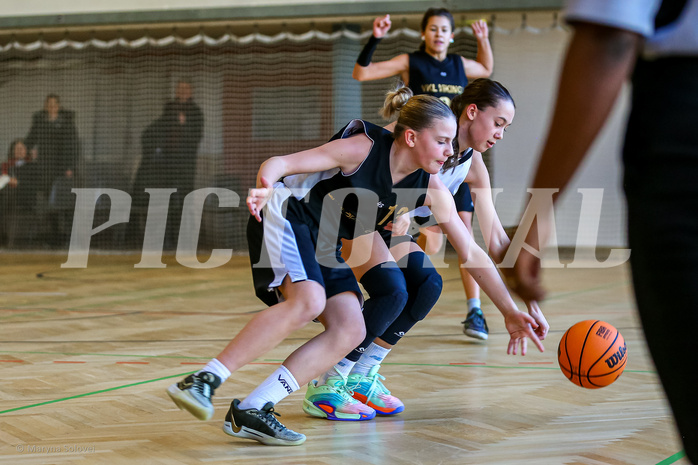 23.11.2024 Österreichischer Basketballverband 2024/25, SLWU14, Vienna United vs. VKL Vikings Swans

