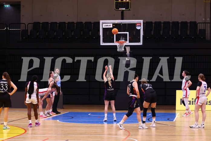 02.03.2025, Graz, Raiffeisen Sportpark, Basketball Damen Superliga 2024/25, Grunddurchgang, 14.Runde, UBSC-DBBC Graz - Vienna United,  
