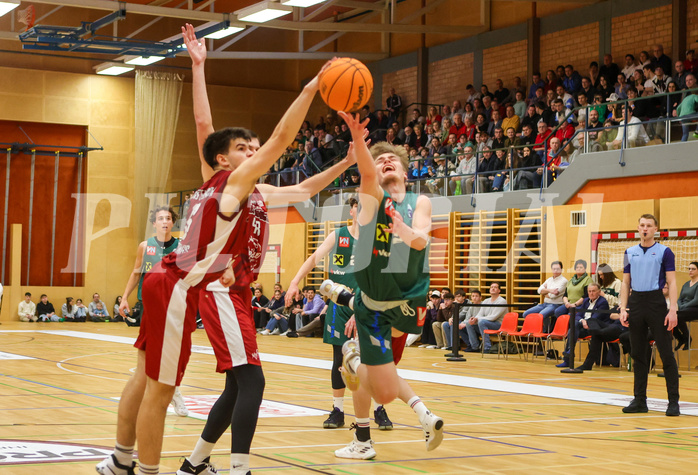 Basketball Zweite Liga 2023/24, Playoff Viertelfinale Spiel 1 Mistelbach Mustangs vs. Dornbirn Lions