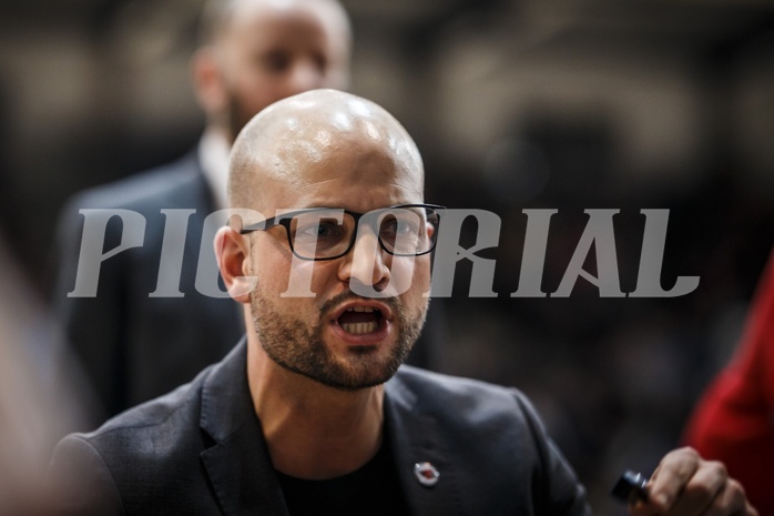Basketball, ABL 2018/19, Grunddurchgang 19.Runde, Oberwart Gunners, Flyers Wels, Sebastian Waser (Head Coach)