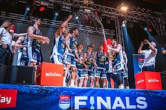 Basketball, Win2Day Superliga 2022/23, Playoff, Finale Spiel 4, BC Vienna, Gmunden Swans, 